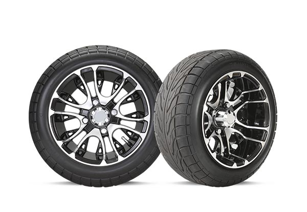 12" golf cart wheels and tires