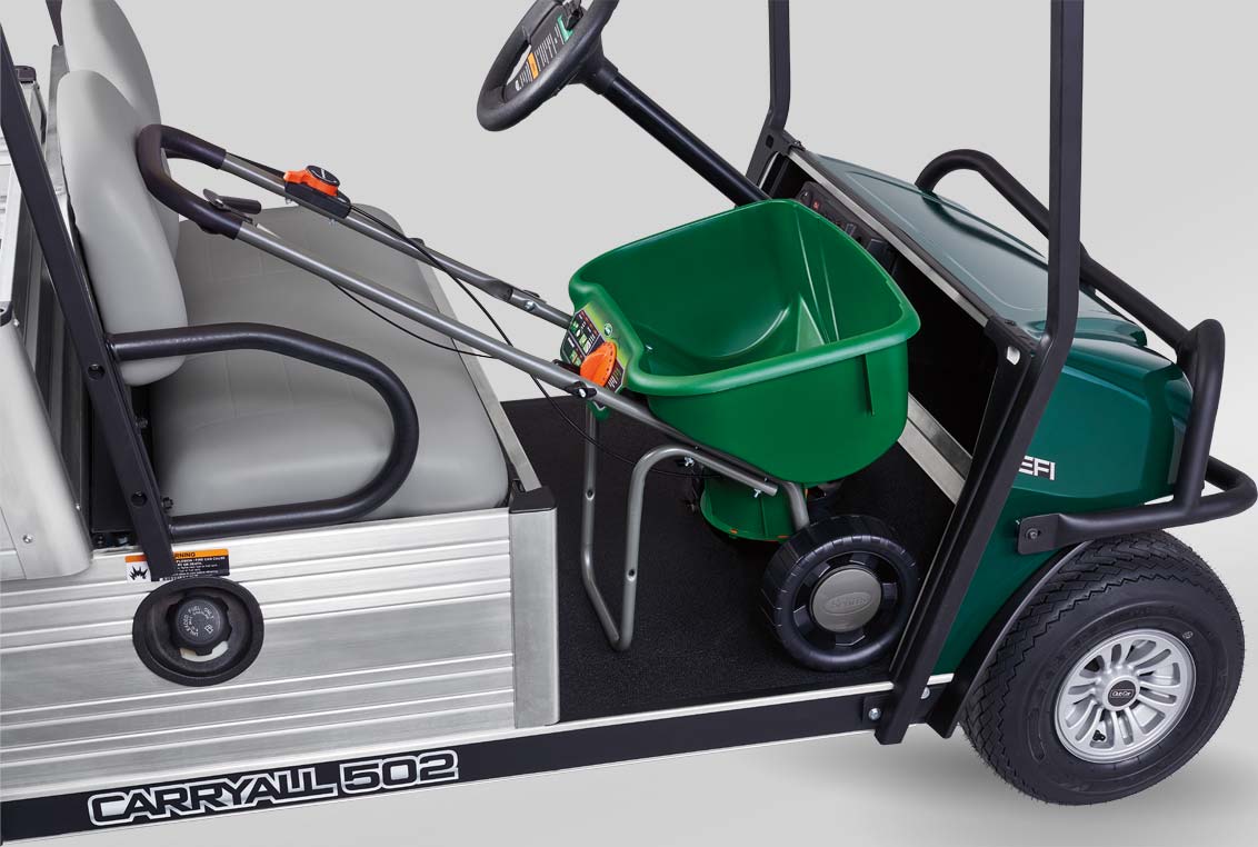 Golf course utility vehicle carryall 502 w spreader